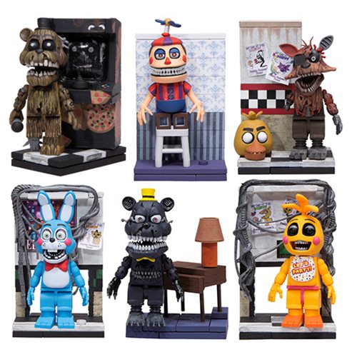 Five Nights at Freddy's Micro Construction Set 6-Pack